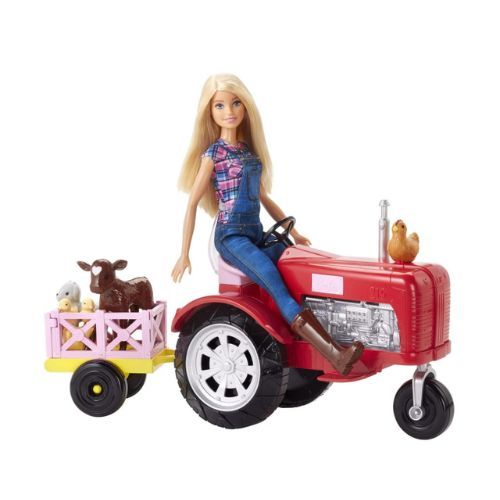 HAPPY FARM TIME-VS0176 - HAPPY FARM TIME WITH TRACTOR AND TRAILER FOR 3+ AGES