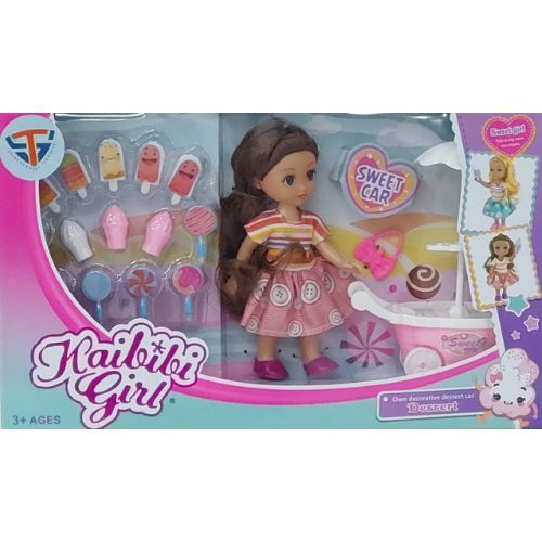 KAIBIBI GIRL-VS0127 - OWN DECORATIVE DESSERT CAR FOR 3+ AGES