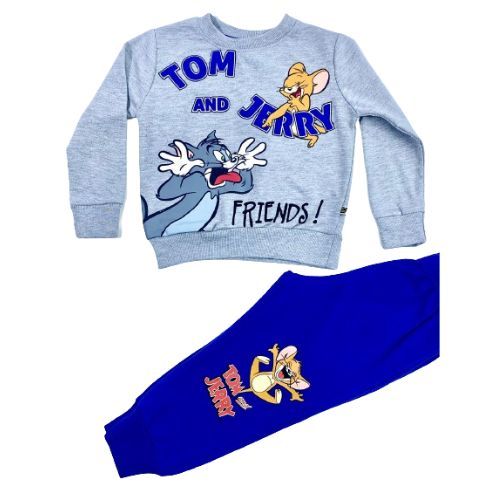 KIDS CLOTHES/HM22BTJSP-02 - TOM AND JERRY KIDS BOYS JOG SET