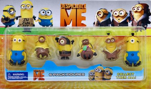 DESPICABLE ME/VS0027 - 6 PACK FIGURES 
 COLLECT THEM ALL 
 FOR 3+ AGES