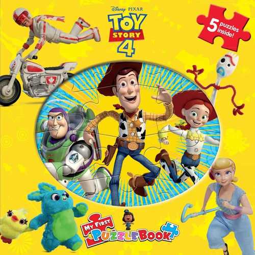 PUZZLE BOOK TOY STORY-2764348851 - Put together all five puzzle ! use the image beneath each puzzle as your guide while younassemble the puzzle pieces alongside your book.Then ,read the stories to bring each scene to life! 5 puzzles inside For 3 years and up