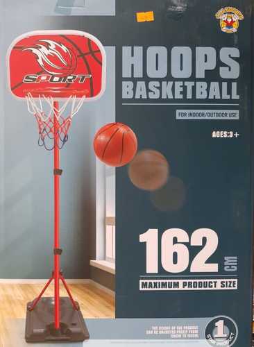 HOOPS BASKETBALL(162)/VS0364 - 162 CM MAXIMUM PRODUCT SIZE 
 FOR INDOOR AND OUTDOOR USE 
 FOR 3+ AGES