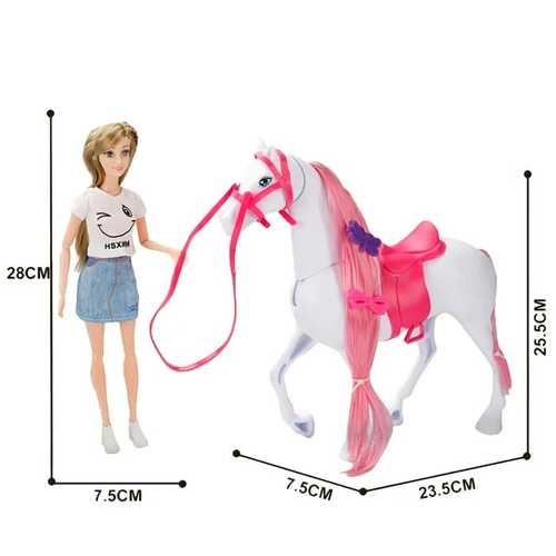 DOLL XIN YAER/VS0481 - HORSE PLAY SET 
 GIVE YOUR CHILD A BEST GIFT! 
 ACCOMPANYING CHILDREN TO GROW UP! 
 FOR 3+ AGES