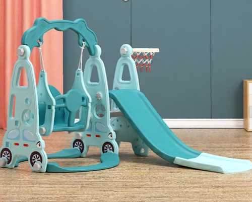 PLASTIC SLIDE AND SWING/UN-JT02-1 - PLASTIC SLIDE AND SWING SET 155*145*112 CM