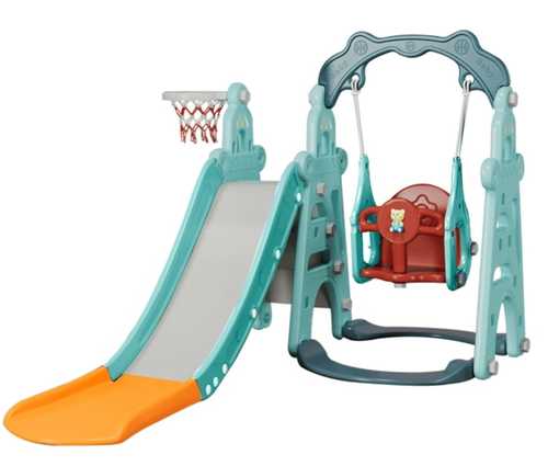 PLASTIC SLIDE AND SWING/UN-CB14-2 - PLASTIC SLIDE AND SWING SET 180*145*123CM