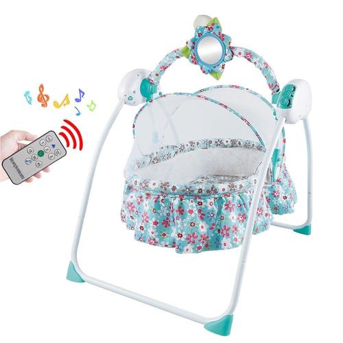 BABY CRADLE/9758 - WHEN THE CRADLE FUNCTION OPENS,THE CRADLE WILL SWING AUTOMATICALLY,SWING RANGE CAN BE ADJUSTED,CAN PALY MORE HYPNOSIS MUSIC!  MUSIC FUNCTION TIMING FUNCTIONS PLAY MUSIC A VARIETY OF FUNCTIONS TO MEET THE NEEDS OF THE BABY AT ANY TIME 
 FOR 0+ MONTHS