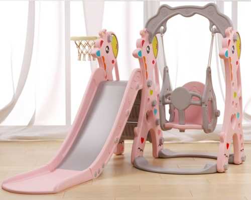 PLASTIC SLIDE AND SWING/UN-DW09-1 - PLASTIC SLIDE AND SWING SET 150*135*120CM