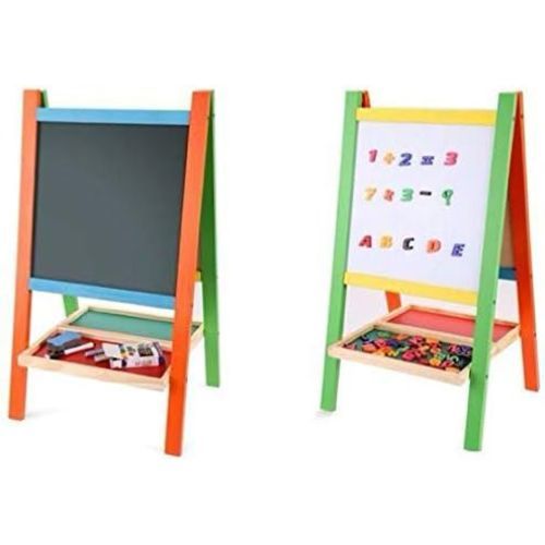 Monkiz - TWO-SIDED DRAWING BOARDS-VWY518 - CHILDREN'S TWO-SIDED DRAWING BOARDS FOR 3+ AGES