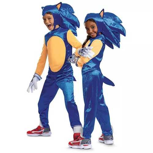 SONIC PRIME DELUXE - SONIC PRIME DELUXE DRESS UP SMALL - 4-6 YEARS OLD. MEDIUM - 7-8 YEARS OLD