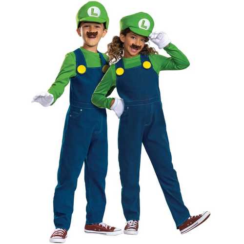 LUIGI ELEVATED - LUIGI ELEVATED  DRESS UP TO SMALL-4-6 YEARS OLD MEDIUM- 7-8 YEARS OLD