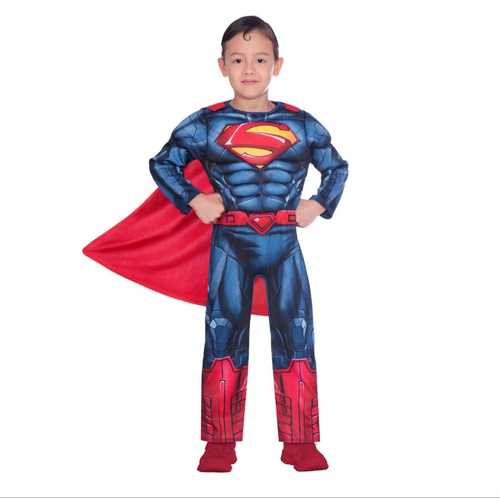 SUPERMAN CLASSIC - SUPERMAN CLASSIC DRESS UP TO 3-4 YEARS OLD 4-6 YEARS OLD