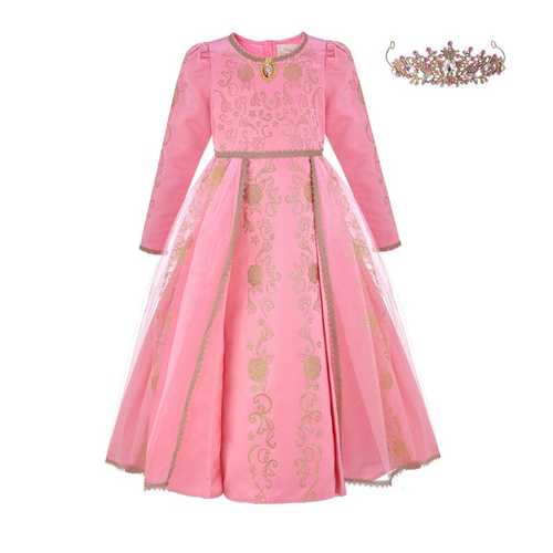 PRINCESS AURORA PRESTIGE - PRINCESS AURORA PRESTIGE DRESS UP TO SMALL - 5-6YEARS OLD MEDIUM- 7-8 YEARS OLD