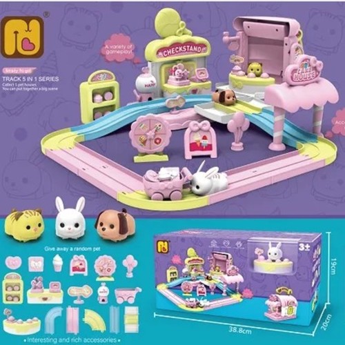 7102-6/PET PLAYGROUND - INTERESTING AND RICH ACCESSORIES 
 FOR 3+ AGES