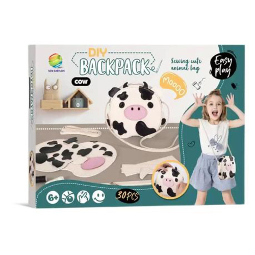 34988 /Shanta Panda - Sewing cute animal bag. For 6+ ages.