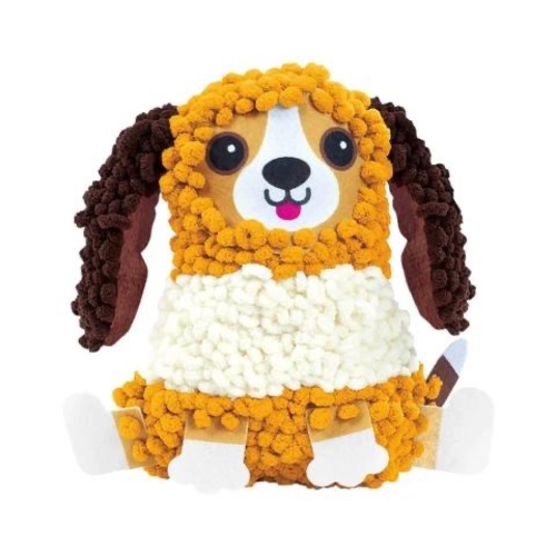 38088/Dog Wool Doll - Fun DIY, use magic hook pen to hook out cute animals dolls, come on,DIY! For 7+ ages.