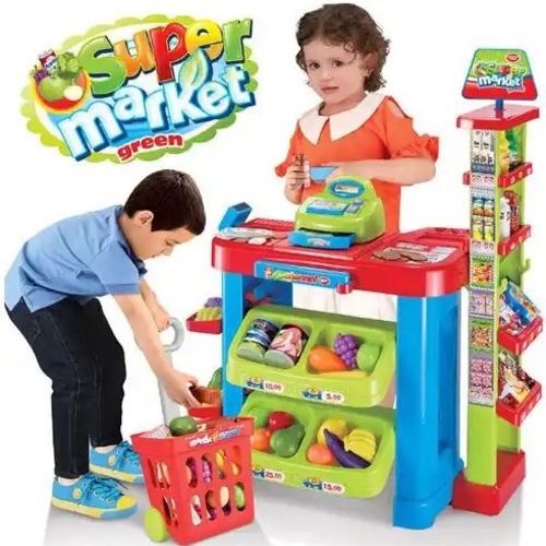 SUPERMARKET/008-85/VS0753 - LET THE CHILDREN PLAY HAPPILY AND FEEL ASSURED! FOR 3+ AGES SIZE: 60.5X38X80CM