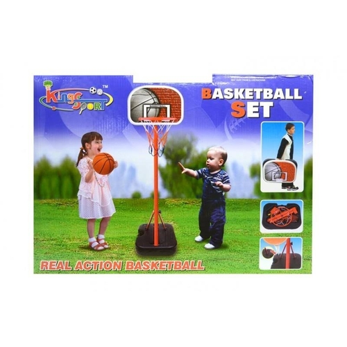 BASKETBALL SET-20881G - Outdoor Game 
 Real Action Basket ball 
 Ages for 3+