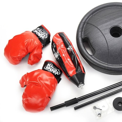 PUNCHING BALL-143881/1 - Inside it containing a pair of gloves(6once) 
 Height:67/102cm 
 Ages for 3+