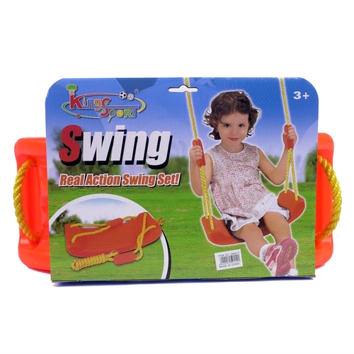 SWING-28881E - Real Action Swing Set! I wish our toy can make you cleverer and lively and even more lovely! For 3+ Ages