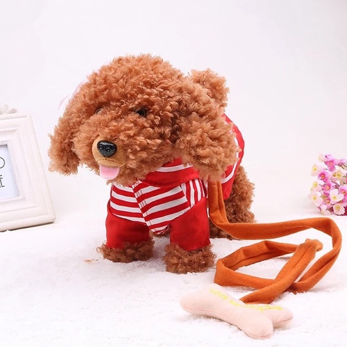 Plushy Dog-VWY283 - Plushy dog 
 Walking  with sounds  
 for kids 1+