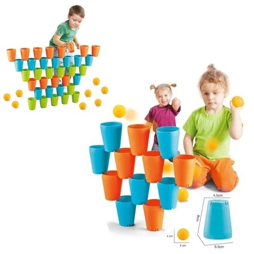 STUCK CUP- VS0418 - 3 IN1 BLOCKS 
QUICK STUCK CUP
44 PCS - 36PCS. CUP AND 8 BALLS
FOR 3 + AGES