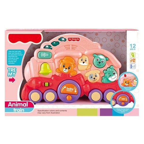 ANIMAL TRAIN-VS0541 - BABY TRAIN LIGHT+MUSIC WARDI FOR 12m+