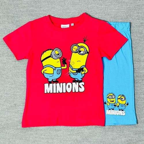 MIN77/KIDS PAJAMA - MINIONS T-SHIRT AND SHORT SET