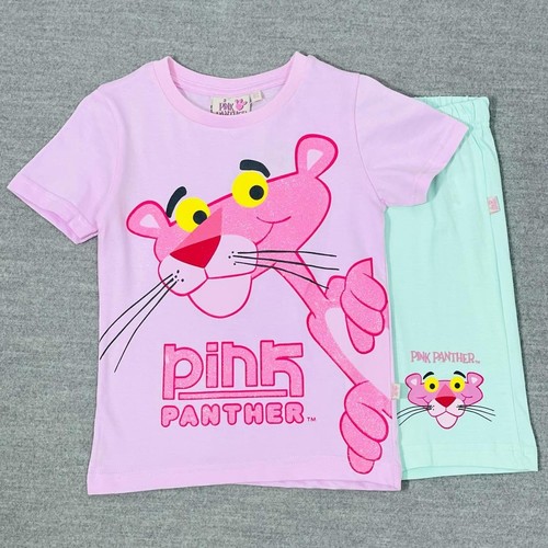 Monkiz - PNP28/KIDS PAJAMA - PINK PANTHER T-SHIRT AND SHORT SET