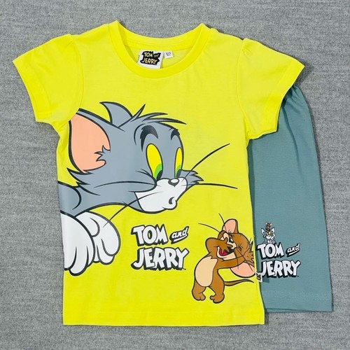 TJ49/KIDS PAJAMA - TOM & JERRY GIRLS SHORT SET