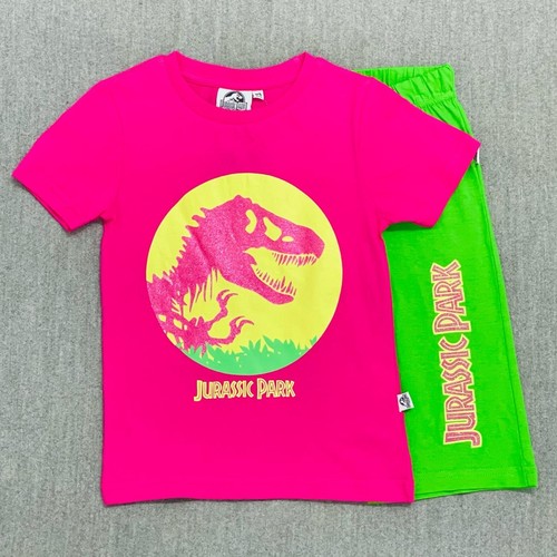 JRSC73/KIDS PAJAMA - JURASSIC PARK T-SHIRT AND SHORT SET