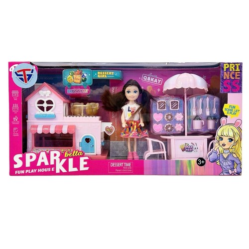 DOLL PLAYHOUSE-VS0947 - DOLL SPARKLE PRINCESS FOR 3+ AGES