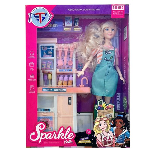 DOLL PLAYHOUSE-VS0945 - DOLL SPARKLE DESSERT FOR 3+ AGES