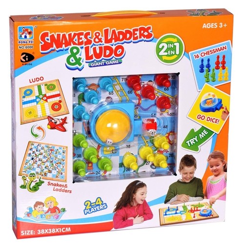 SNAKE&LADDER+LUDO-VS0873 - SNAKES AND LADDERS + LUDO
FOR 3+ AGES