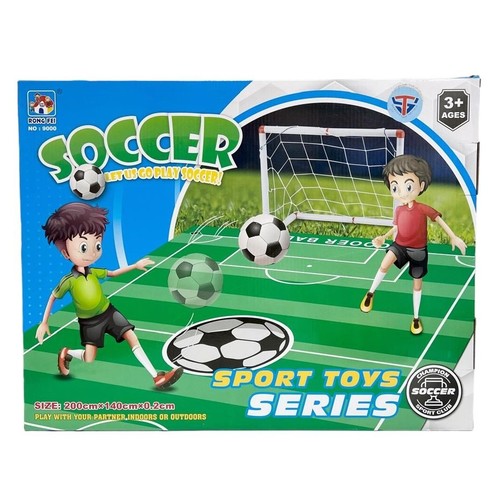 SOCCER FIELD-VS0872 - SOCCER FIELD
SPORT TOYS 
SIZE: 200CMX140CMX0.2CM
FOR 3+ AGES