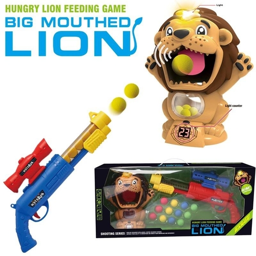 SOFT GUN-VS1095 - SOFT GUN LION MOUTH FOR 3+ AGES