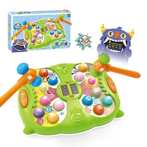 MONSTER GAME-VS1027 - THE MONSTER WHACK-A-MOLE
FOR 3+ AGES