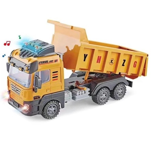 CONSTRUCTION TRUCK-VS1420 - 1:10 F/P TRUCK CRANE SET WITH LIGHT AND MUSIC FOR 3+ AGES