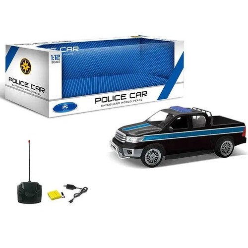 Monkiz - POLICE CAR-VS1367 - 1:12 4CH R/C CAR, WITH LIGHT AND MUSIC FOR 3+ AGES