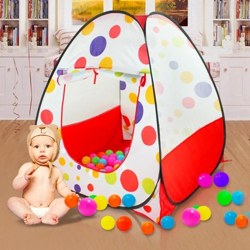 PLAY TENT-VS1605 - CHILDREN' S TENT WITH 50 BALLS FOR 3+ AGES