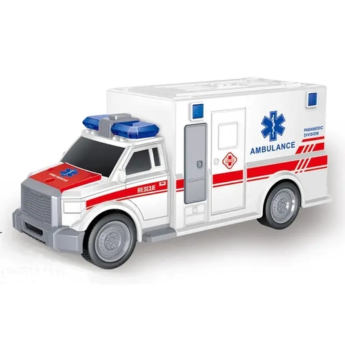 AMBULANCE-VS1087 - B/O RESCUE AMBULANCE FOR 3+ AGES