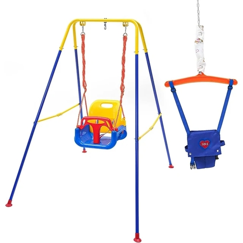 Monkiz - BABY SWING-LC7126 - BABY SWING SET  GW: 8.5 KGS NW: 8 KGS