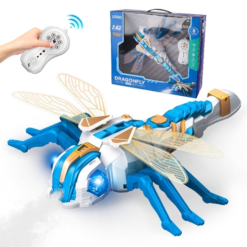 اليعسوب بالتحكم عن بعد - طائرة RC DRAGONFLY 2.4 جيجاهرتز للأطفال من سن 8 سنوات فما فوق