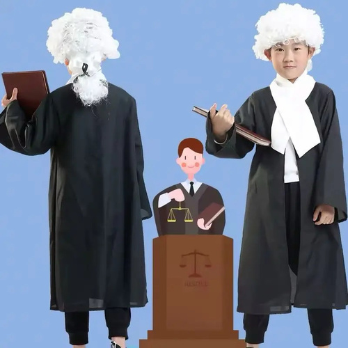 LAWYER COSTUME-D11/YW24098 - LAWYER COSPLAY 
 SMALL- 3/4 YERAS 
 MEDIUM -5/6 YEARS OLD 
 LARGE - 6/7 YEARS OLD