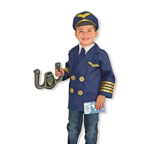 PILOT COSTUME-D12/YW24100 - PILOT COSPLAY 
 SMALL- 3/4 YERAS 
 MEDIUM -5/6 YEARS OLD 
 LARGE - 6/7 YEARS OLD