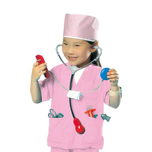 Monkiz - NURSE COSTUME-D15/YW24103 - NURSE COSPLAY 
 SMALL- 3/4 YERAS 
 MEDIUM -5/6 YEARS OLD 
 LARGE - 6/7 YEARS OLD