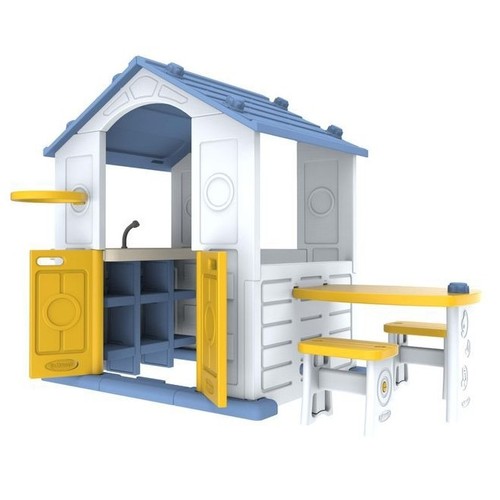 PLAYHOUSE / CHD-512 - TOMO PLAYHOUSE W/ SINK+ TABLE CHAIR SIZE: 109.5 X 89.5 X 128