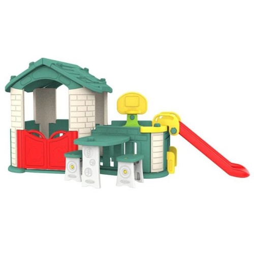 PLAYHOUSE / CHD-808GR - HAPPY PLAYHOUSE W/ 3 ACTIVITIES GREEN SIZE: 269X143X119