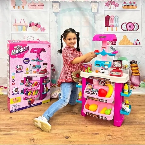 SHOPPING MARKET-VS1811 - Market shopping with role playing ,kids will gain more happiness for 3+ ages
