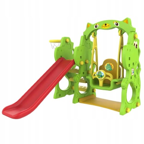 KIDS SLIDE AND SWING SET/CHD-171 (TB-202) - dino slide with swing size: 160(L)x 163 (W)x 126 (H) cm