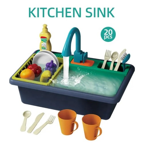 MINI KITCHENWARE-VS2074 - WASH DISHES SET FOR 3+ AGES